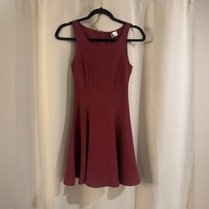 H&M  Sleeveless Burgundy Dress